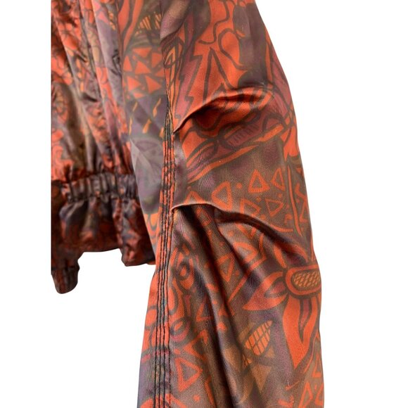 VTG 90s Womens 10 Obermeyer Ski Jacket Floral Print EUC  RAA10419 - Picture 9 of 13